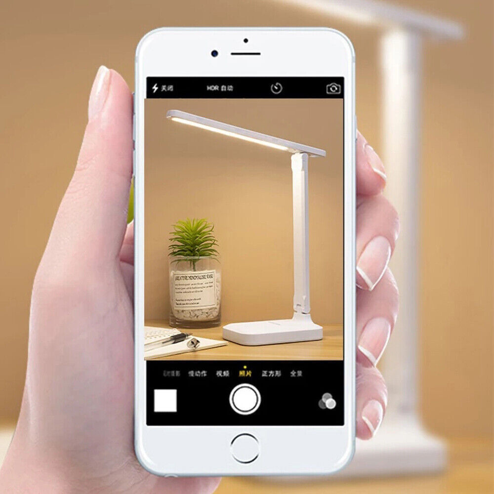 Rechargeable USB Desk Light LED Flexible Touch Bedside Reading Lamp Dimmable UK