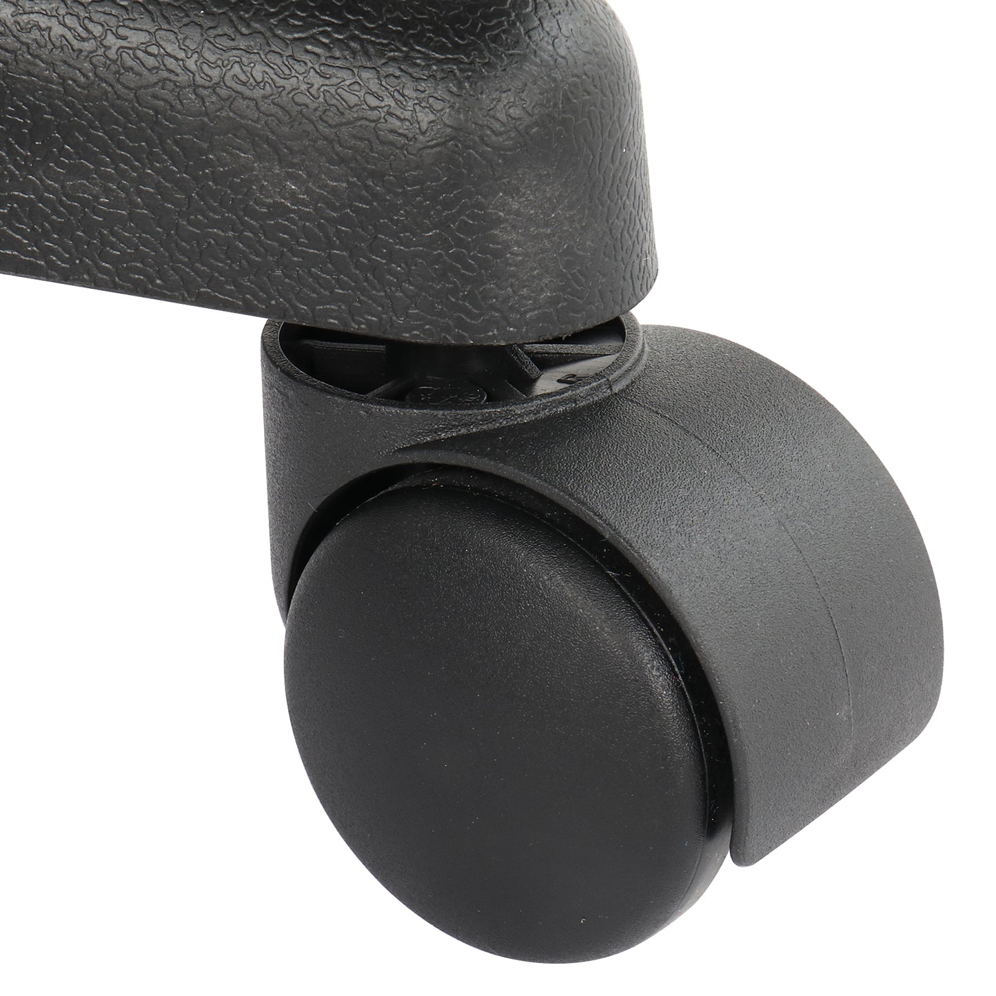 Round Stool Plastic Arch Feet Rotation Bar Stool Black