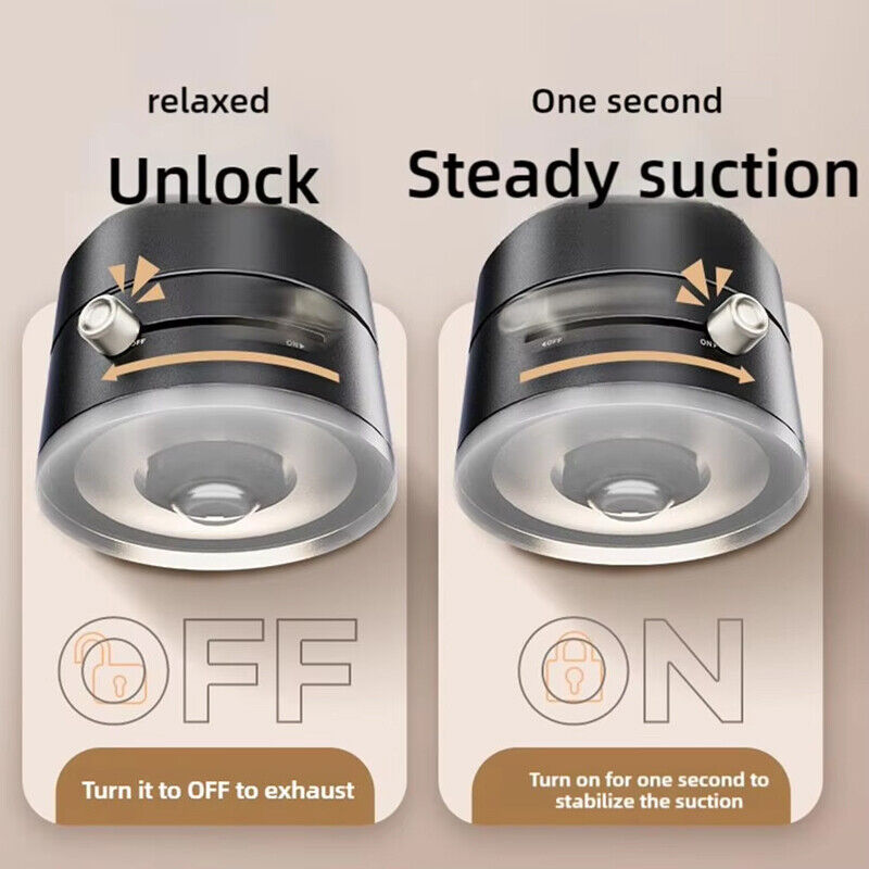 NEW Vacuum Magnetic Suction Cup Car Phone Holder Stand Car Mount 360 Rotation