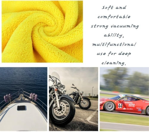 12PCS Car Cleaning Towels Drying Wash Cloth Microfibre Super Absorbent Polishing