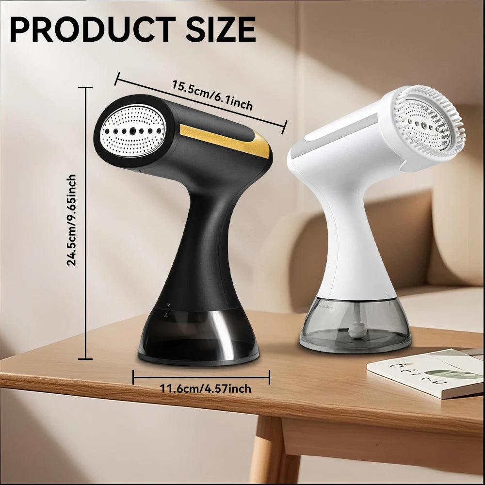 Travel Garment Steamer Handheld Steamer for Clothes 1500W Portable Steamer with 350ml Water Tank Removes Wrinkles