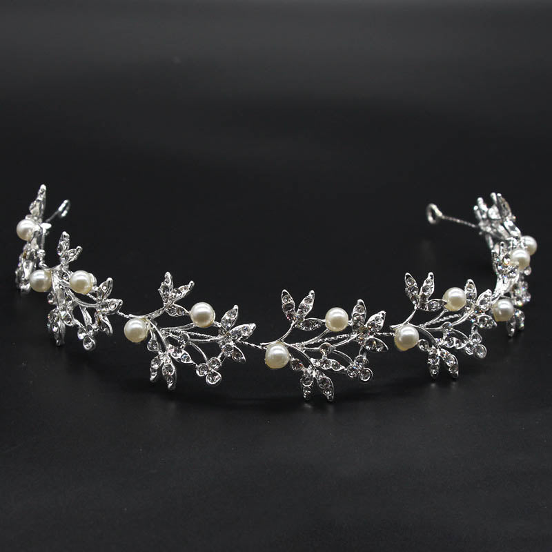 Bridal Jewelry, Alloy Rhinestones, Wedding Hair Accessories, Headbands, European and American Wedding Dresses, Headdress Accesso