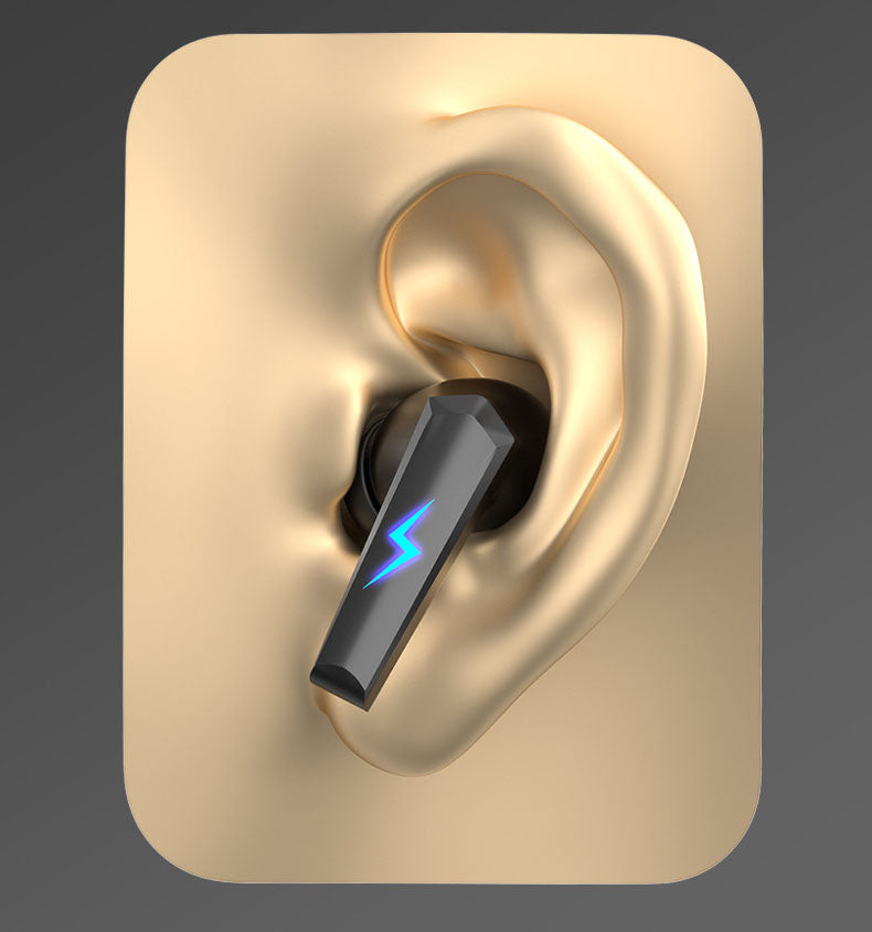 TWS wireless Bluetooth earphones with long battery life, in ear gaming, noise reduction, and low latency for gaming