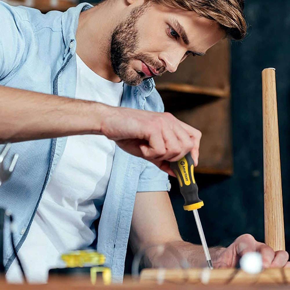 Portable Magnetic Screwdriver Set With Box 43 Pcs Professional Repair Hand Tools For Home Furniture Car Electrical Appliances