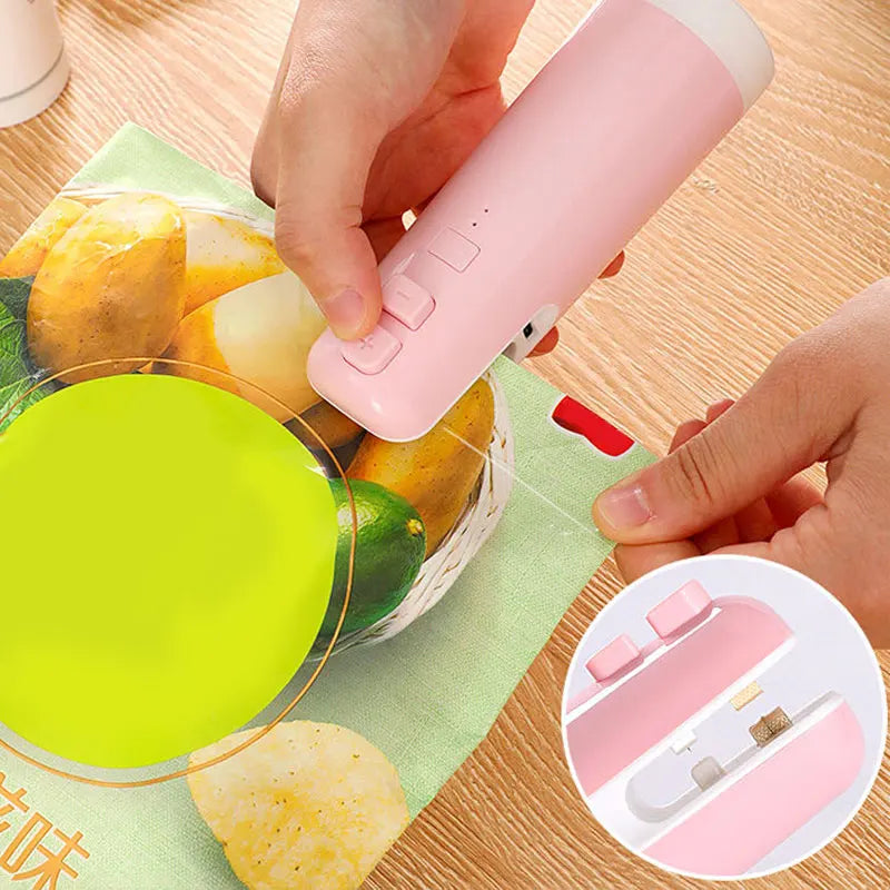 Vacuum Sealer Packaging Machine Household Food Vacuum Sealing Machine Small Plastic Sealing Machine Vacuum Food Sealing Handheld