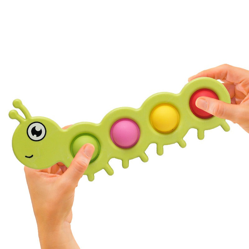Fidget Simple Dimple Rat Killer Pioneer Finger Bubble Music Silicone Keychain Decompression