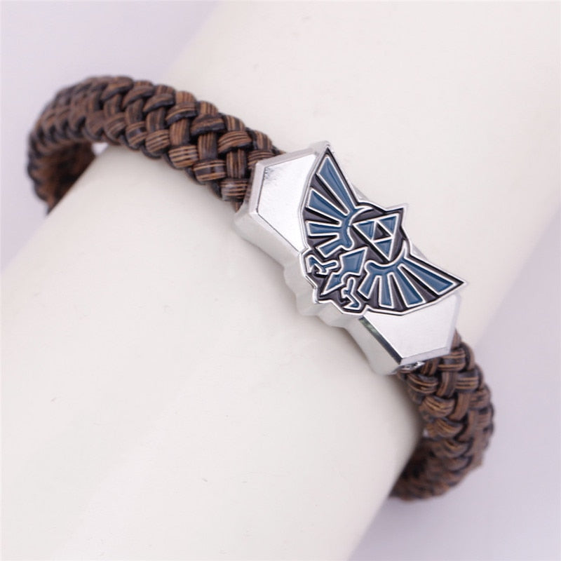 Anime The Legend of Zelda Knit Bracelet Cosplay Costumes Accessories Props Black Punk Fashion Bracelets