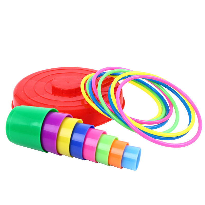 Creative Stacking Music Set Circle Toy Large Parent Child Throwing Ring Children's Stress Relieving Toy