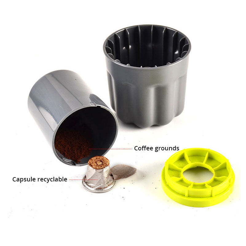 Capsule Used Coffee Grounds Bucket Powder Bucket Aluminum Foil Capsule Powder Separation Bucket Press Waste Residue Bucket