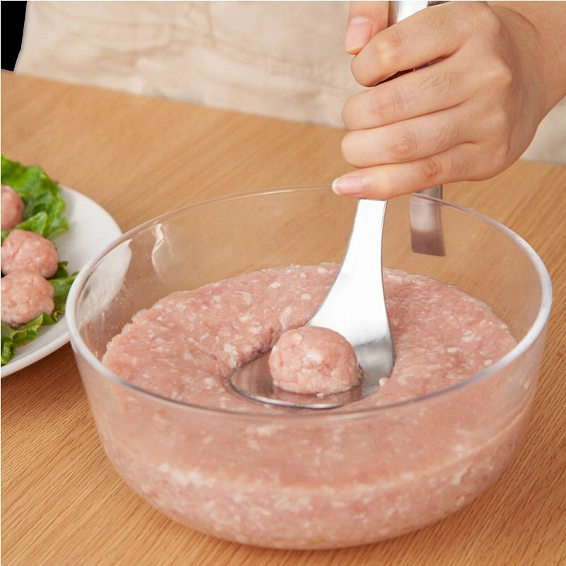 1Pcs Meat Meatballs Maker Stainless Steel Mold Household Manual Non-Stick Beef Ball Cow Tool Accessories Kitchen 2019NEW Hot DIY