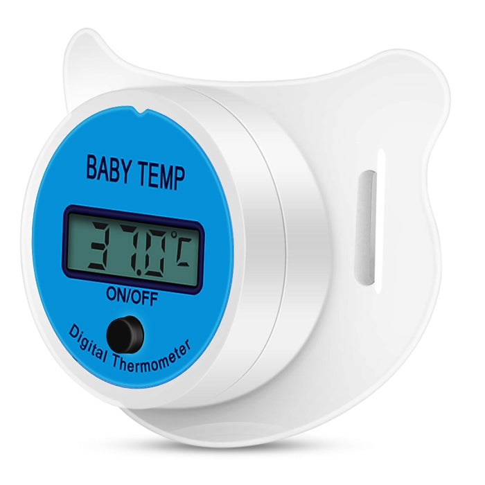 Portable LCD Digital Babies Mouth Pacifier Thermometer with Protective Storage Cover