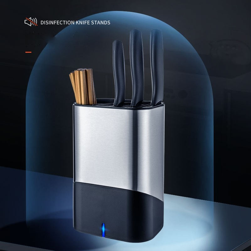 Sterilization Knife Holder Chef Cleavers Sterilizers Knives Household UV Block Cooking Utensils Organizer Knife Holder Rack