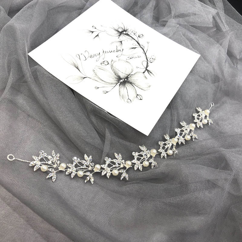 Bridal Jewelry, Alloy Rhinestones, Wedding Hair Accessories, Headbands, European and American Wedding Dresses, Headdress Accesso