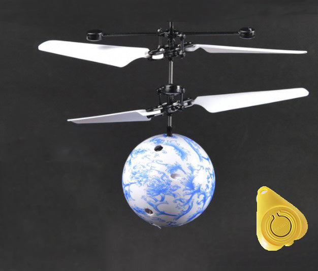 Colorful RC Flying Ball Luminous Kid's Flight Balls Infrared Induction Aircraft Remote Control Toys LED Light Mini Helicopter