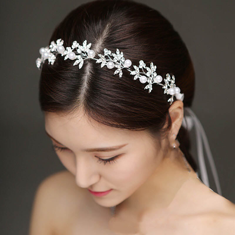 Bridal Jewelry, Alloy Rhinestones, Wedding Hair Accessories, Headbands, European and American Wedding Dresses, Headdress Accesso