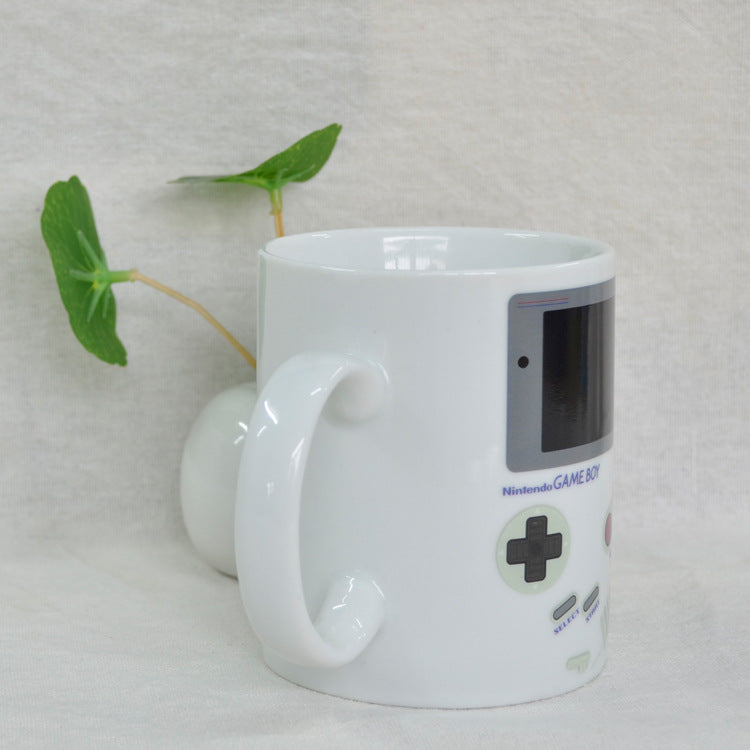 Retro Game Machine Mark Color Changing Cup Student Thermal Warm Coffee Cup