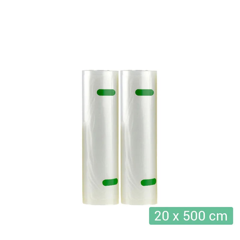 REELANX Vacuum Bags 2 Rolls for Food Packaging Vacuum Packing Machine 15 / 20 / 25 / 28 *500cm 2 Set Vacuum Sealer Bag