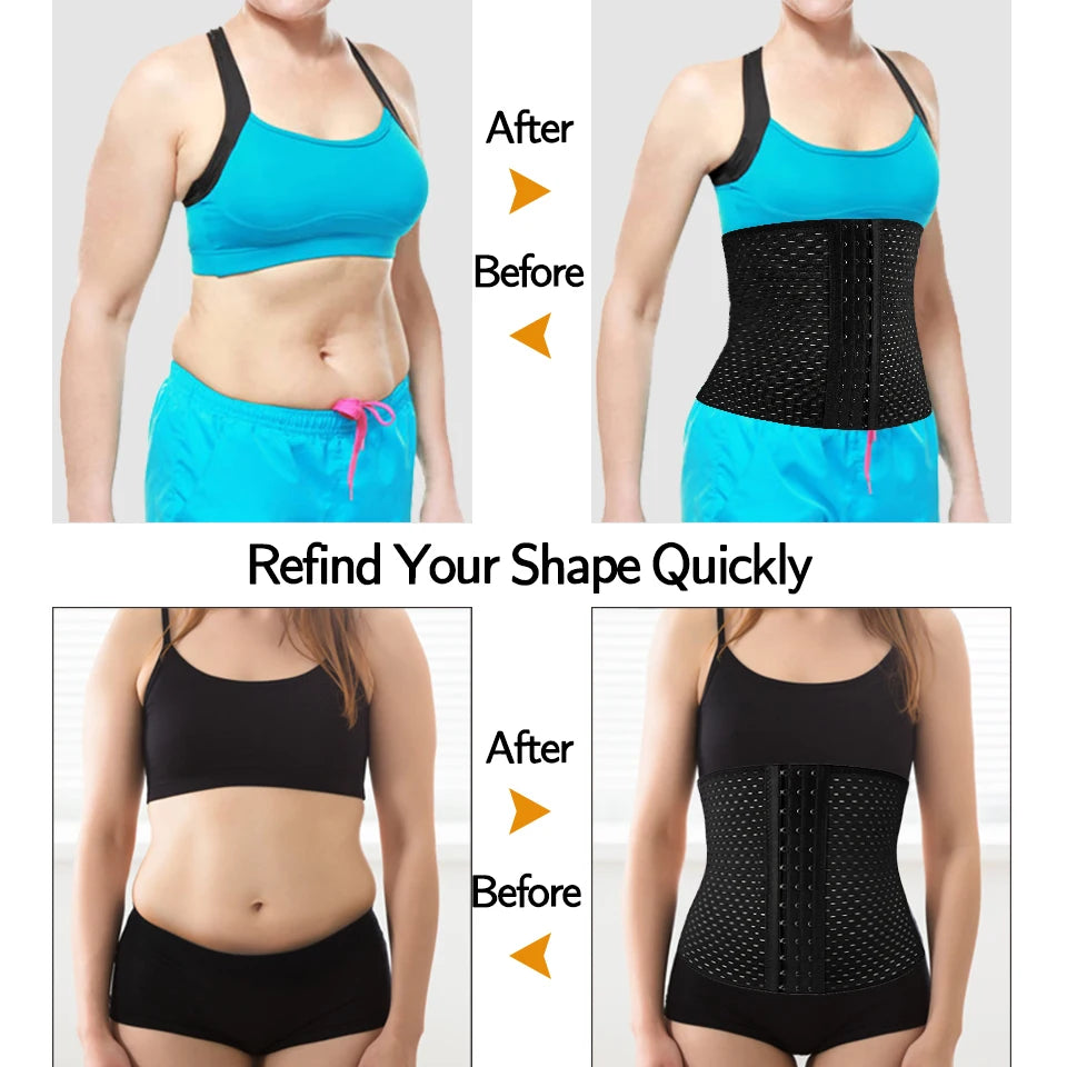 Tummy Control Body Shaper Corrective Modeling Strap Fitness Sports Safety Trainer Girdle Waist Support Belt for Women Postpartum