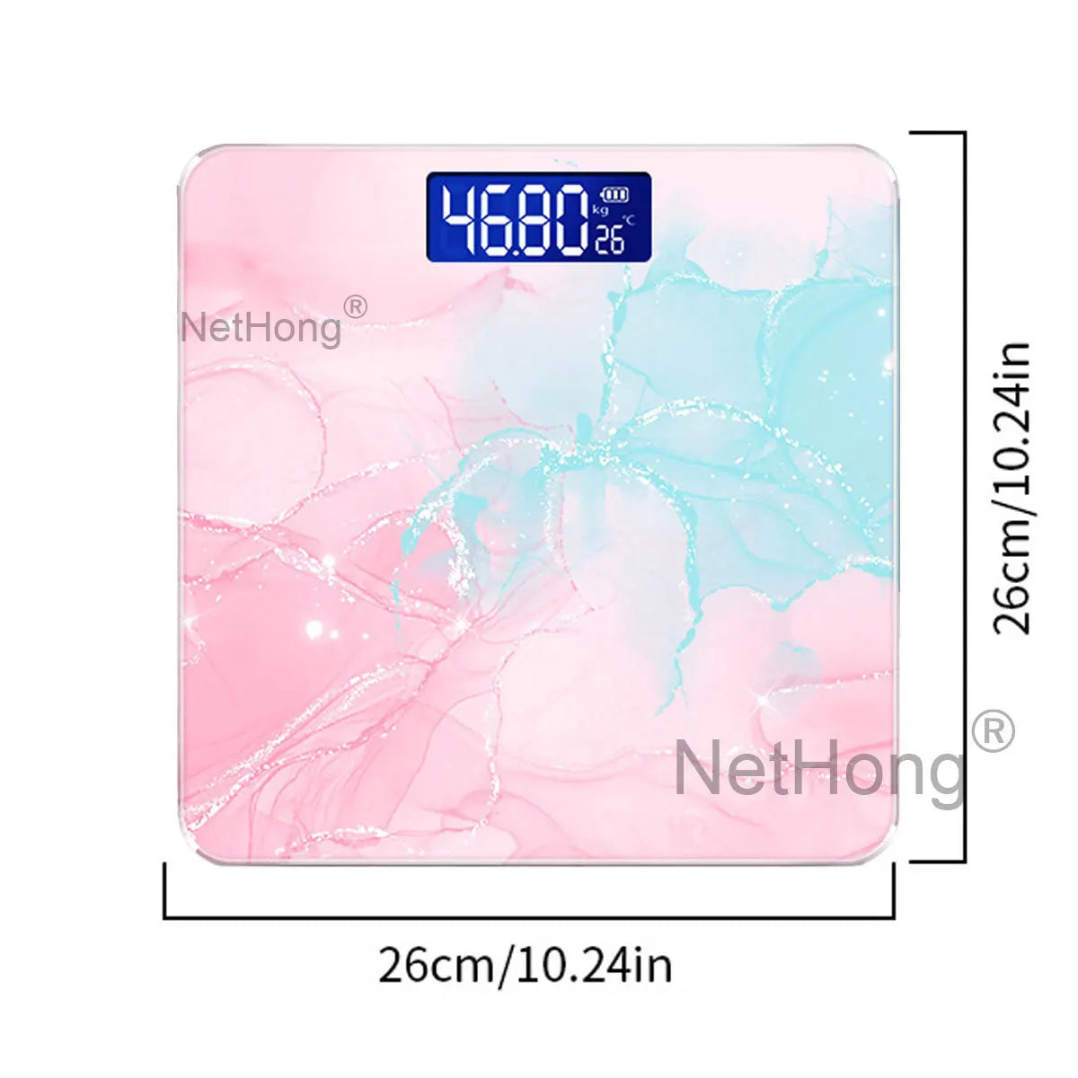 Smart Weighing Scale High Precision Digital Bathroom Balance for Body Weight UK