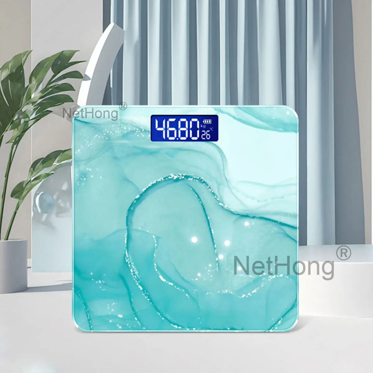 Smart Weighing Scale High Precision Digital Bathroom Balance for Body Weight UK