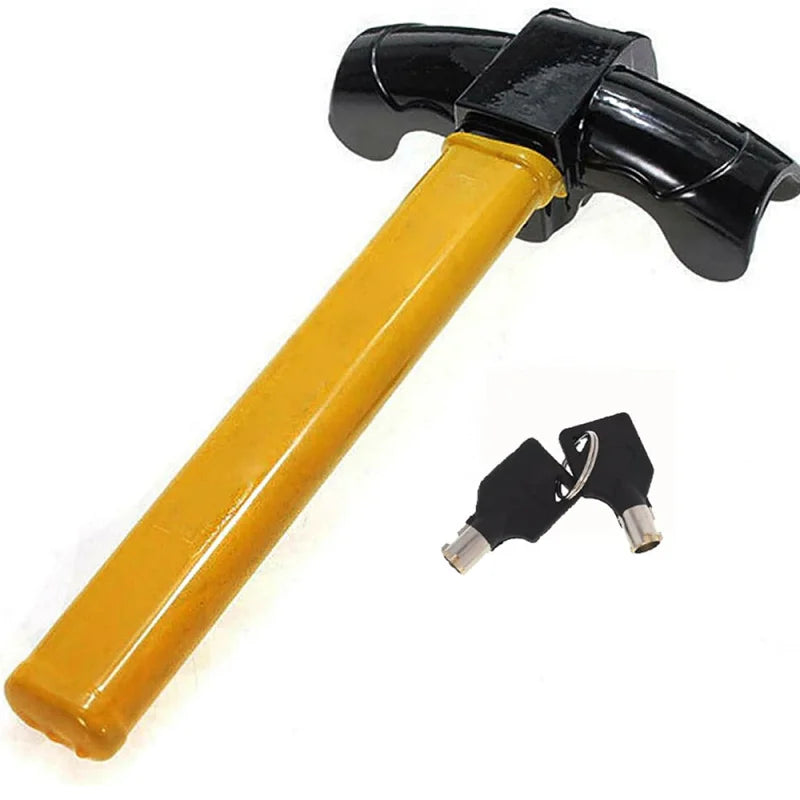 Universal Car Steering Wheel Lock Heavy Duty Anti-theft T-Bar Steering Wheel Immobiliser Car Accessories