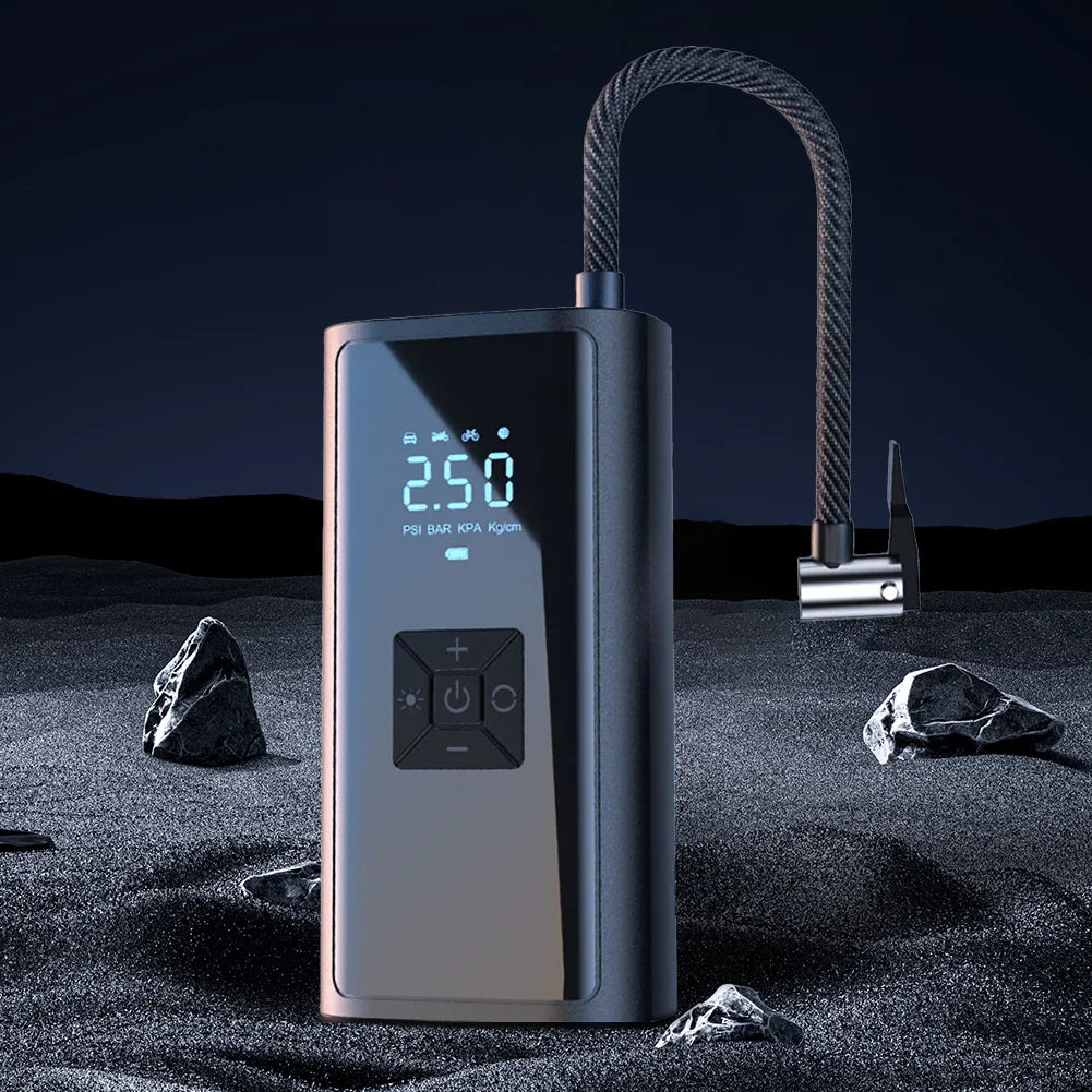 150PSI Car Wired Air Pump Electric Tire Inflation Compressor With LCD Digital Display Light For Auto Bicycles Ball Bicycle Pump