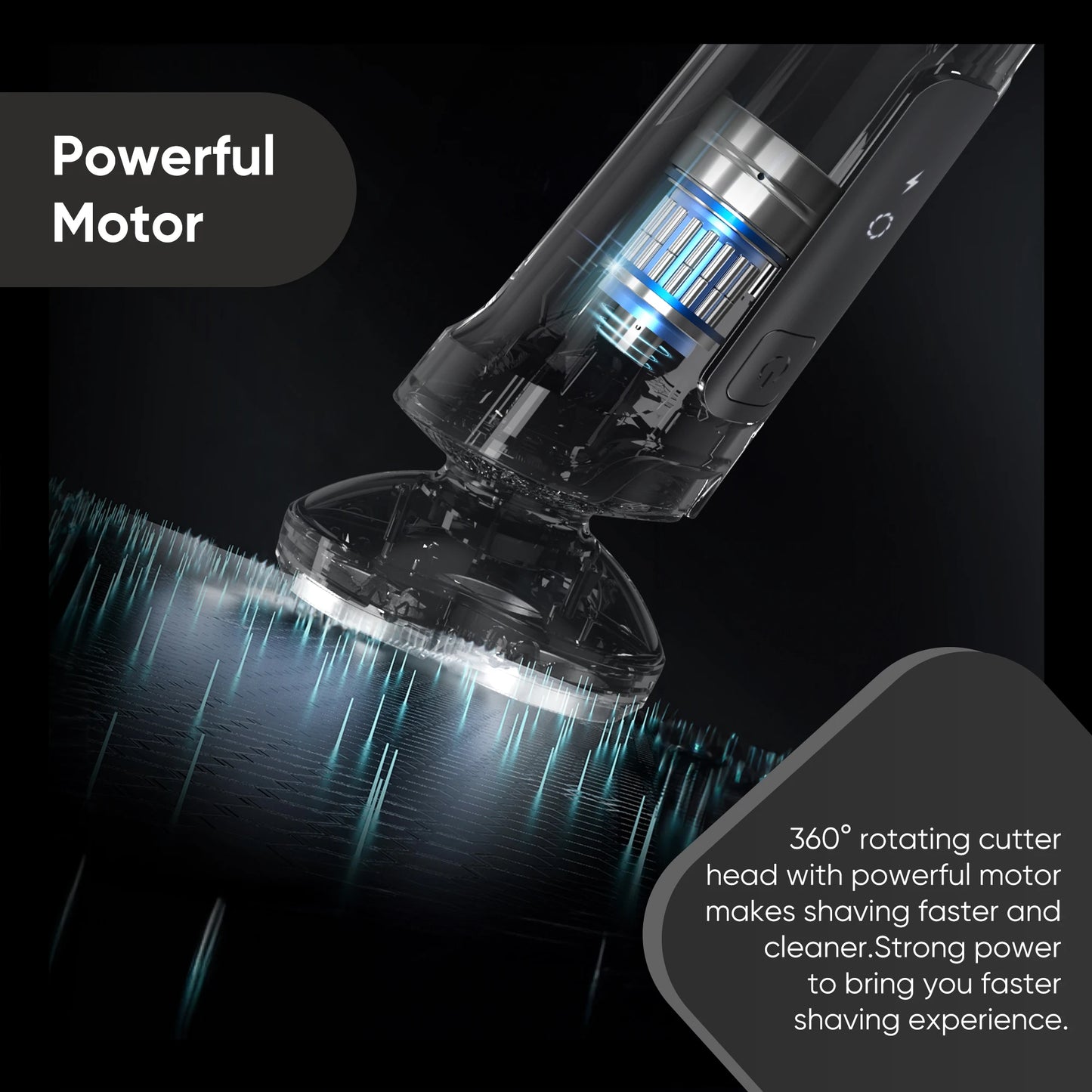 Sejoy Shaver Barber for Men 5 in 1 Electric Razor Rechargeable with Beard Trimmer Lithium Battery Portable Shavers for Travel