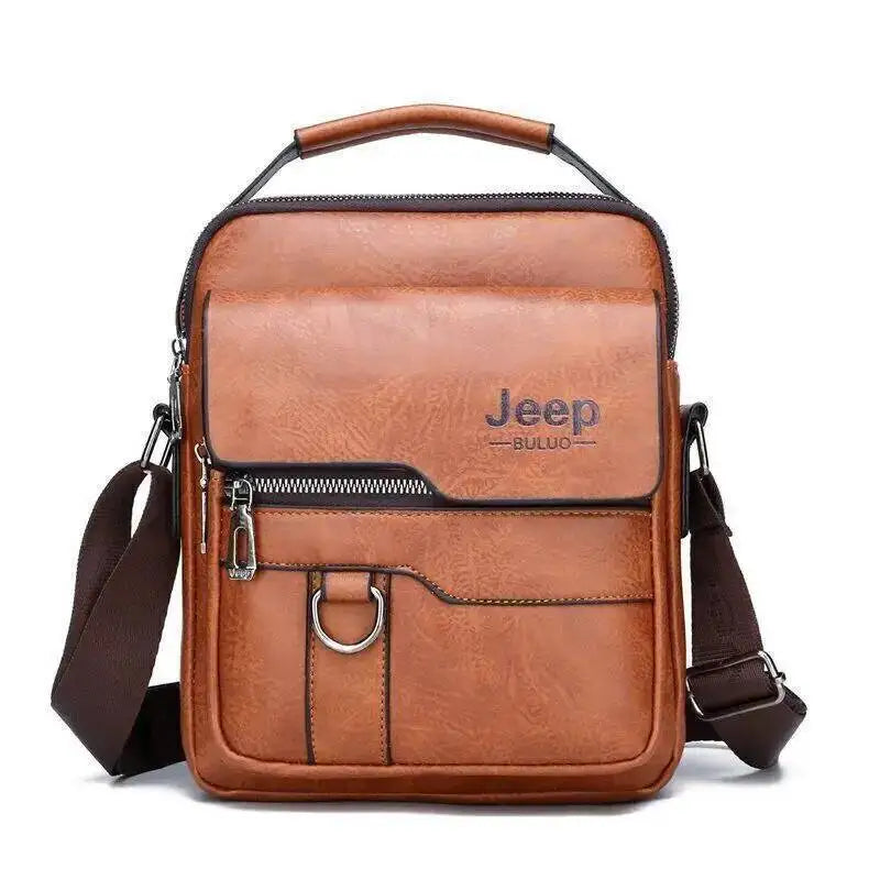 Men's PU Leather Messenger Shoulder Bags Vintage Cross Body Purse Handbag UK