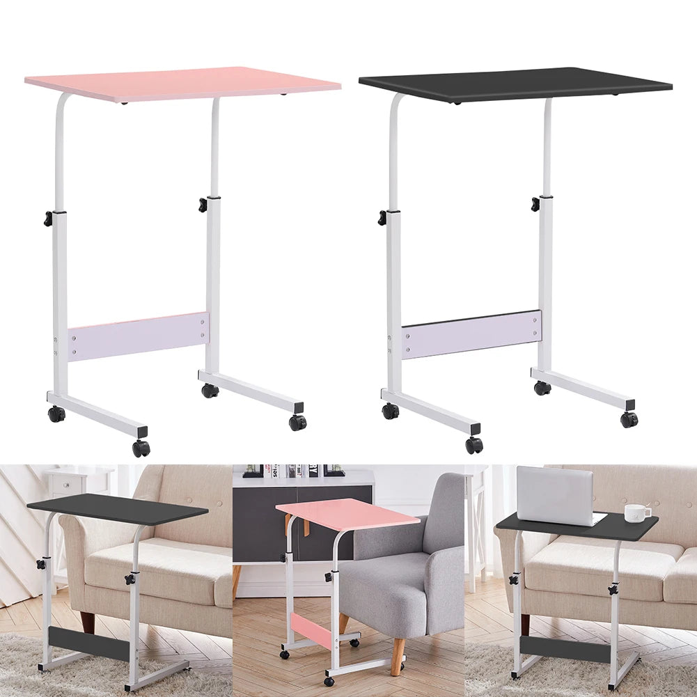 【Breeins】Height Adjustable Computer Standing Desk with Wheels
