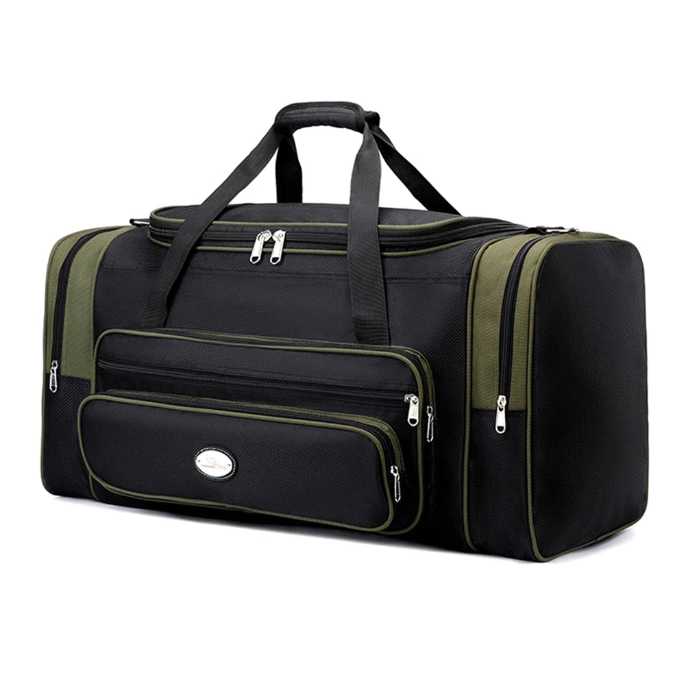Travel Duffle Bag for Men Women with Shoe Compartment Weekender Bag Adjustable Strap Gym Bag Tote Bag for Sports Bussiness Trip