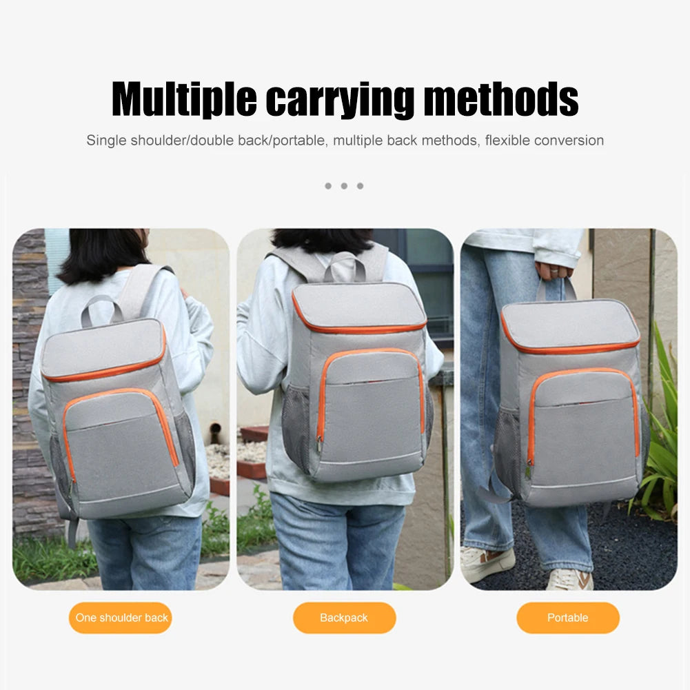 30L Extra Large Thermal Food Bag Cooler Bag Refrigerator Box Fresh Keeping Food Delivery Backpack Insulated Cooler Backpack