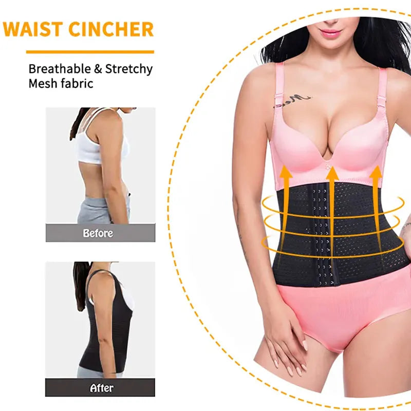 Tummy Control Body Shaper Corrective Modeling Strap Fitness Sports Safety Trainer Girdle Waist Support Belt for Women Postpartum
