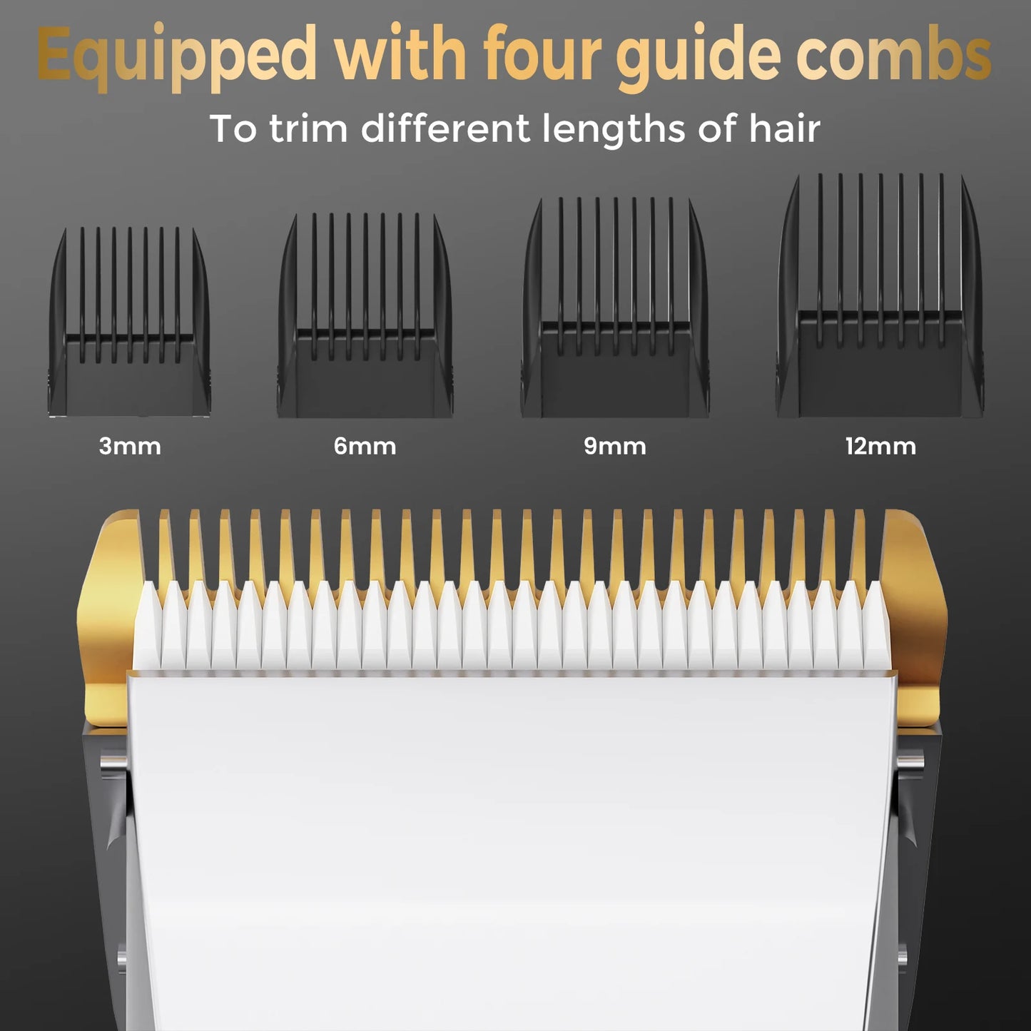 Sejoy Professional Hair Clippers for Men Rechargeable Beard Trimmer Cordless Barber Clippers for Hair Cutting Grooming