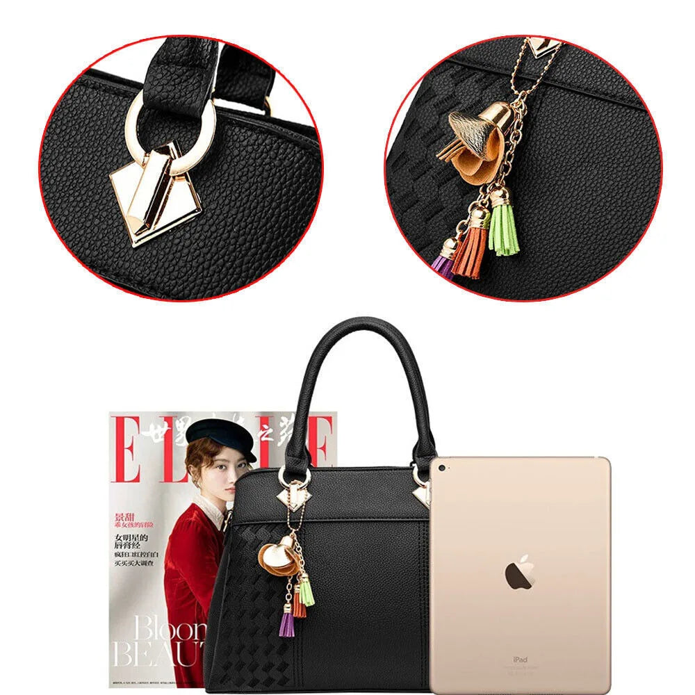 Ladies Handbag Designer Shoulder Tote Bag Women Purse Crossbody Leather Handbags