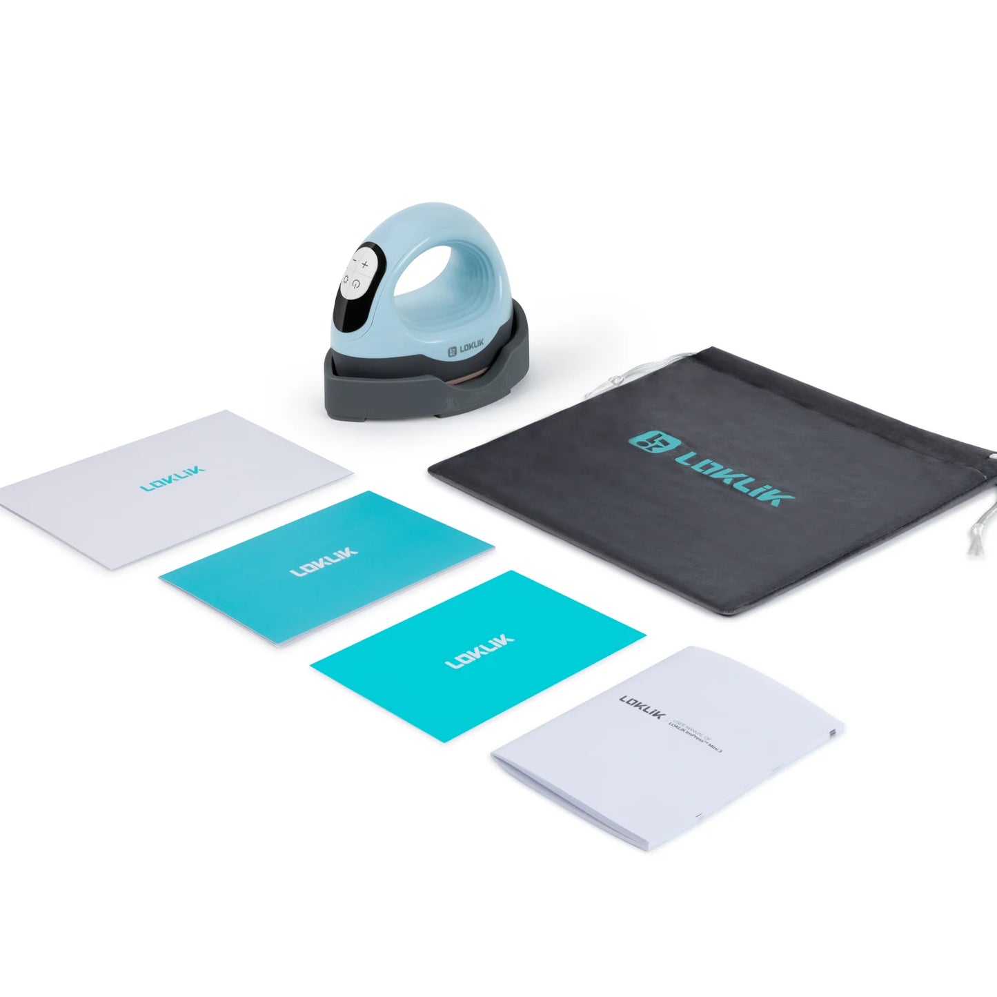 LOKLIK Mini Heat Press - 3 in 1 Heat Press Machine for T-Shirts Mugs Hats Small Heat Press Iron Press for Heating Transfe