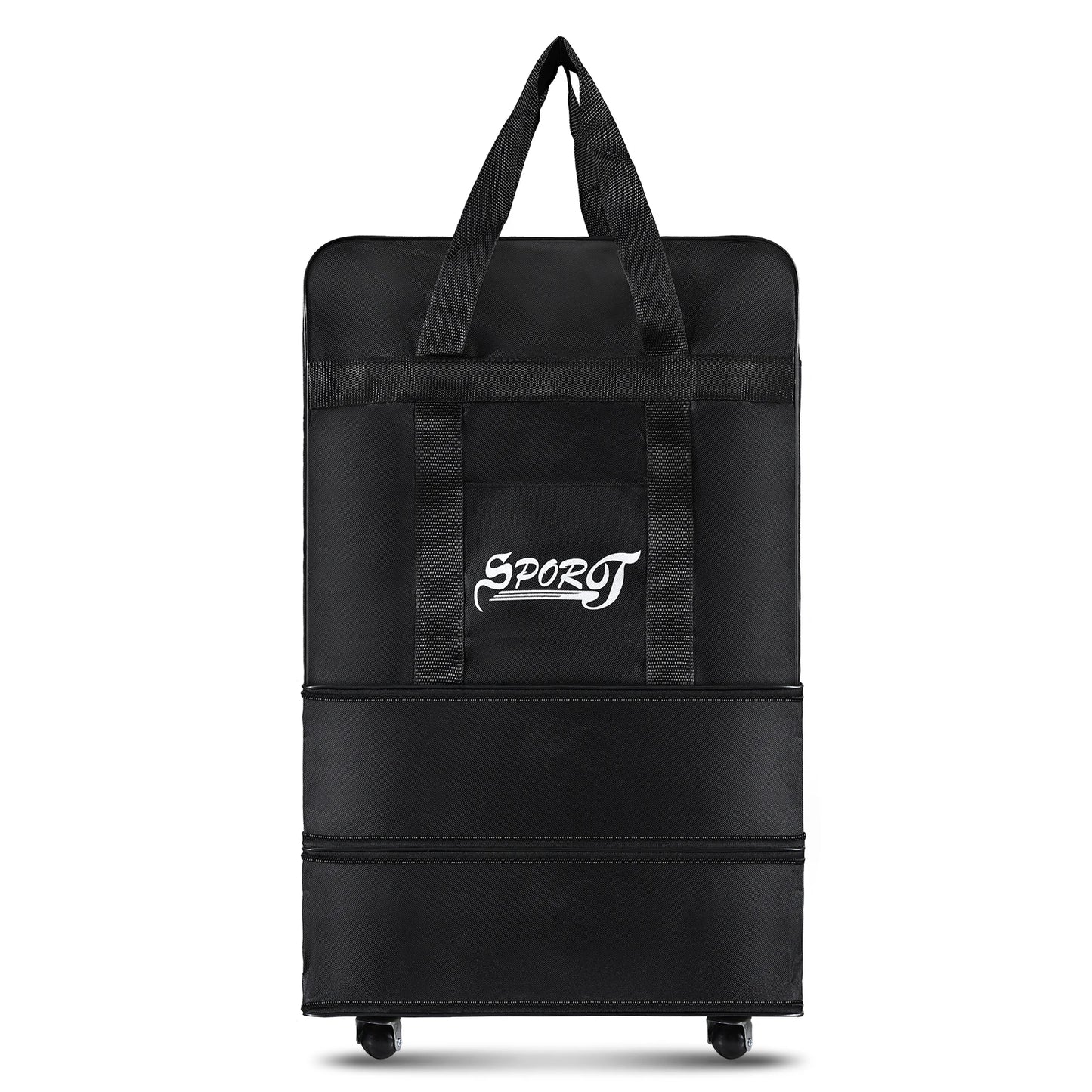 Expandable Foldable Suitcase Collapsible Rolling Travel Luggage Bag for Men Women