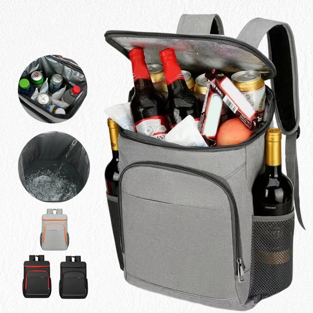 30L Extra Large Thermal Food Bag Cooler Bag Refrigerator Box Fresh Keeping Food Delivery Backpack Insulated Cooler Backpack
