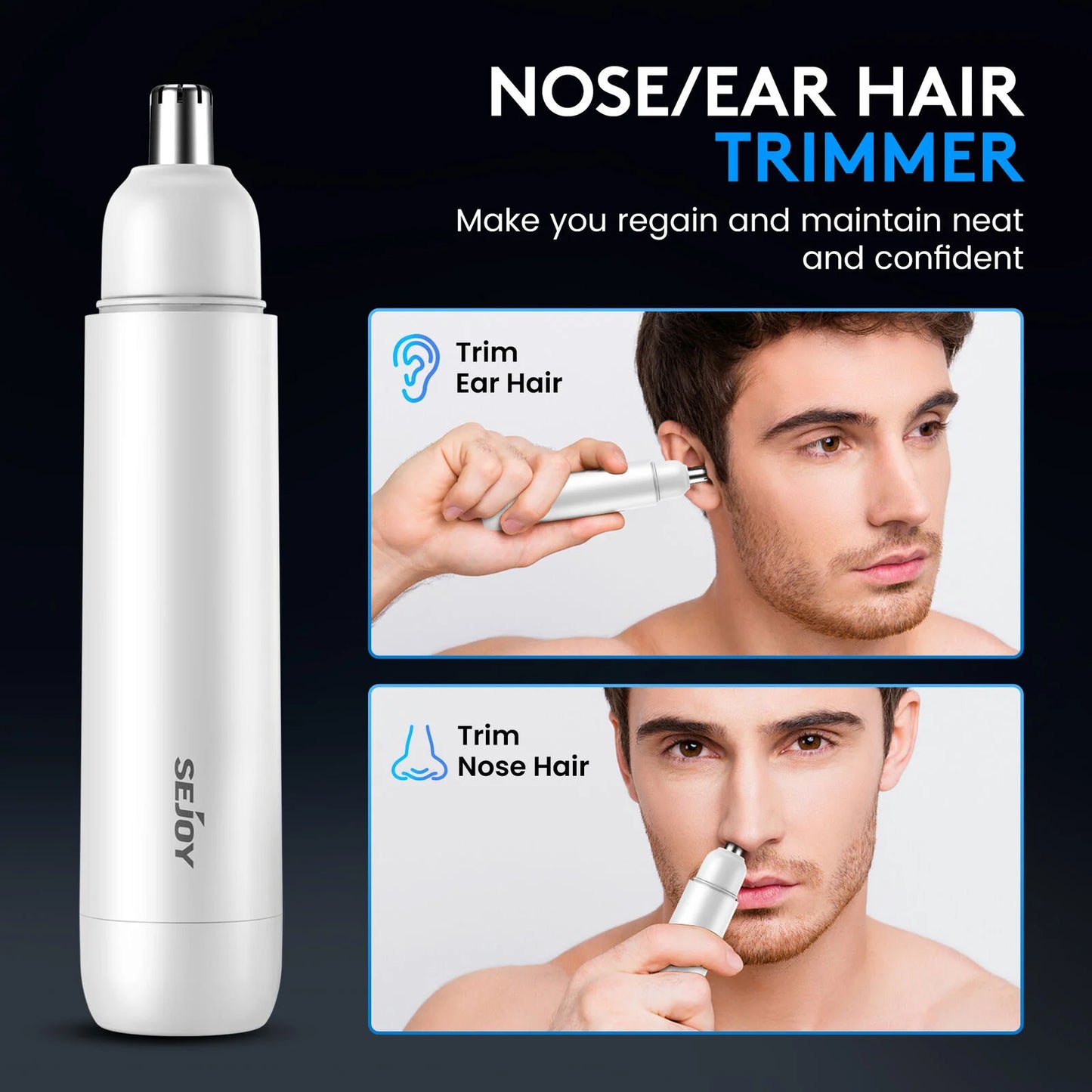 Sejoy Hair Cut Machine For Men Professional Hair Clippers Electric Shaver Beard Trimmers Machine Cordless