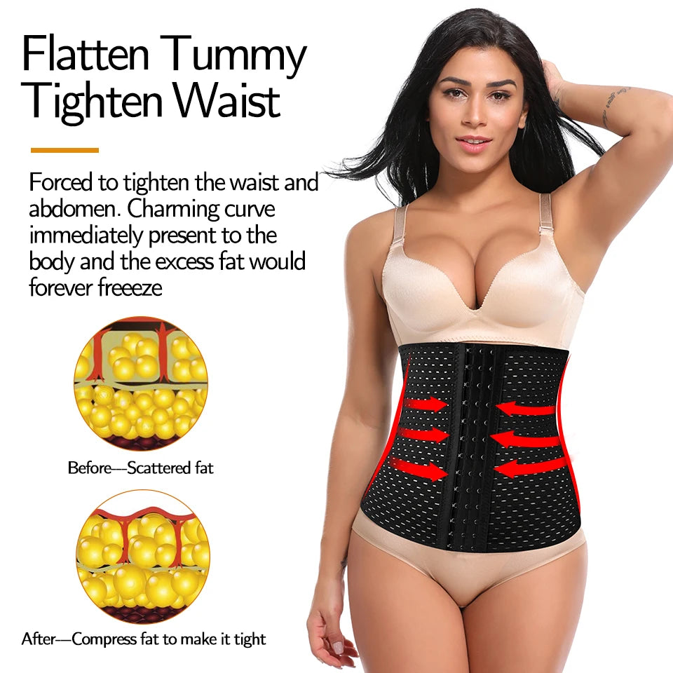Tummy Control Body Shaper Corrective Modeling Strap Fitness Sports Safety Trainer Girdle Waist Support Belt for Women Postpartum