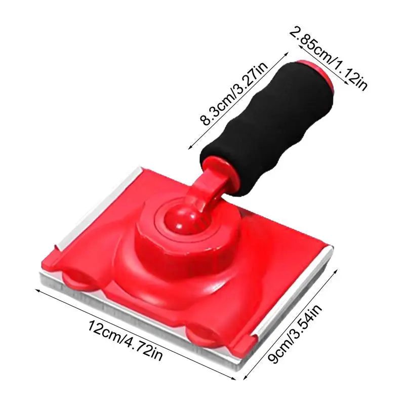Paint Trimmer Edger Tool Ergonomic Ceiling Paint Edger Applicator With Replacement Pad And Gloves Multifunctional Construction
