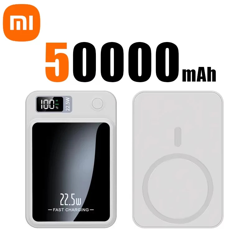 Xiaomi Magnetic Power Bank 100000mAh Wireless Fast Charger For iPhone Samsung Portable Auxiliary Battery Magnetic Powerbank Hold
