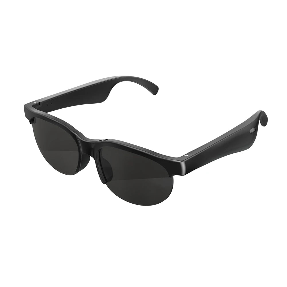 AI Intelligent Translation Glasses Built-in Microphone Speakers Earphone Glasses Music Sunglasses Wireless Headset for Men Women