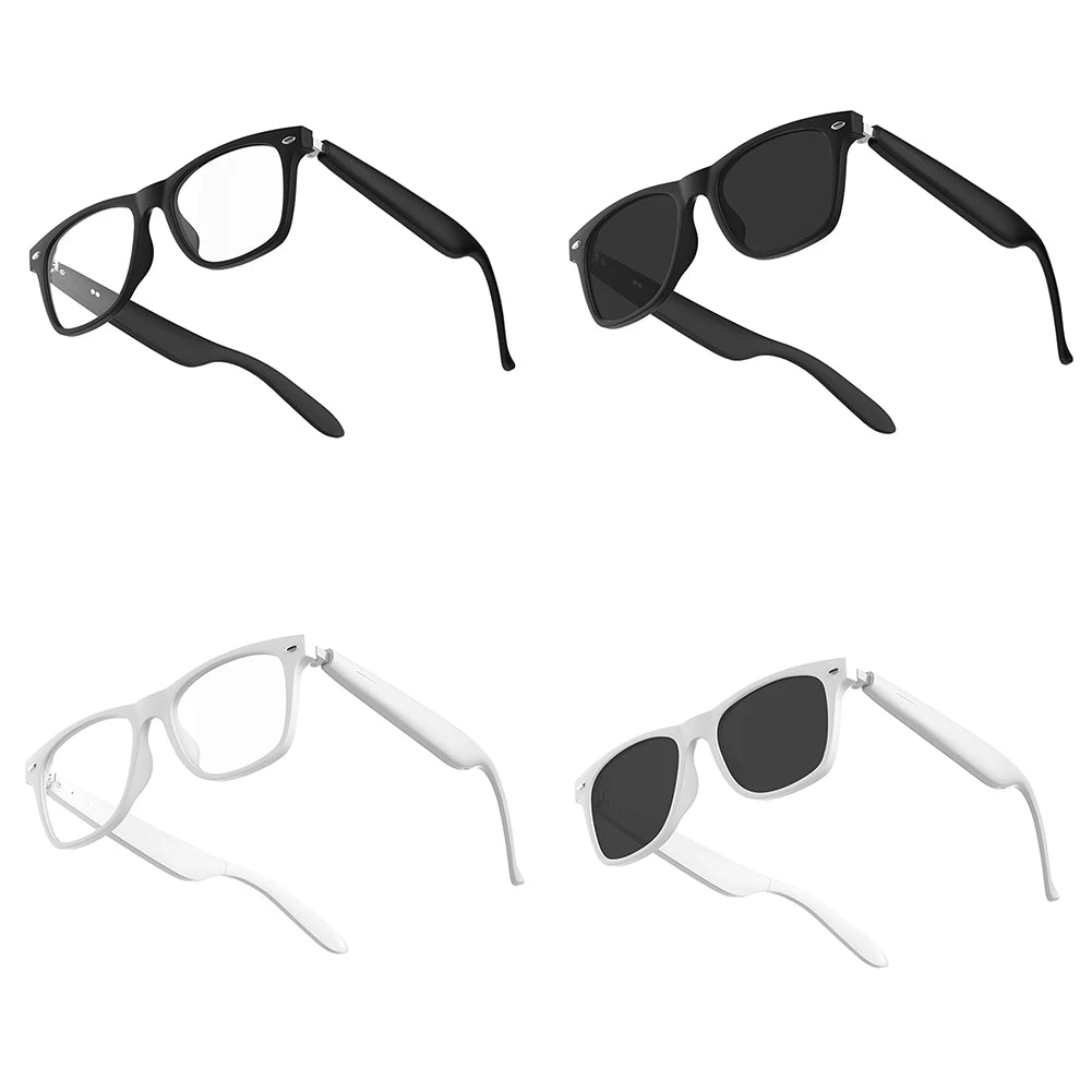 AI Intelligent Translation Glasses Music Headphones Glasses Bluetooth-Compatible Support Above 130 Languages for Outdoor Travel