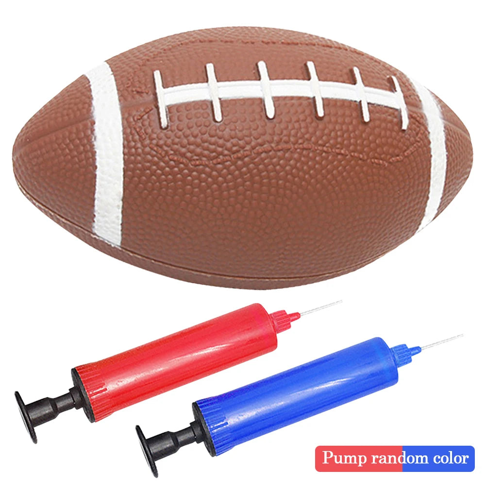 American Football Teenagers Rugby Ball Child Toys Inflatable Small Rugby Ball Anti Slip Children Game Ball for Children Teaching