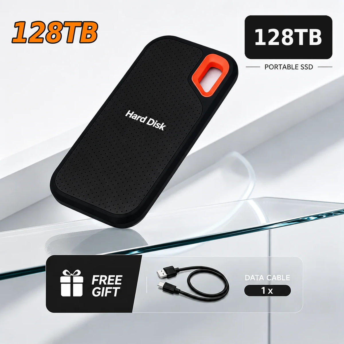 1TB External Hard Drive 2TB Portable SSD High Speed Hard Disk USB-C Original Storage Device for Laptop/PC/Phone/Mac
