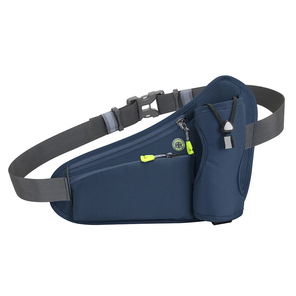 Running Waist Bags Water Bottle Holder Hydration Belt Bag Cell Phone Jogging Cycling Bag For Men Women Sports Fanny Pack Gym Run