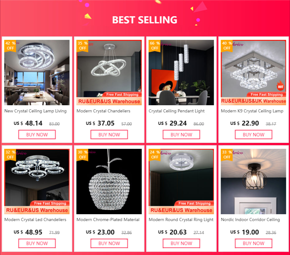 Modern Crystal Chandelier Ceiling Lamp Chrome Flush Mounted Pendant Light Luminari Dining Living Room Plafon Led Hanging Lampara