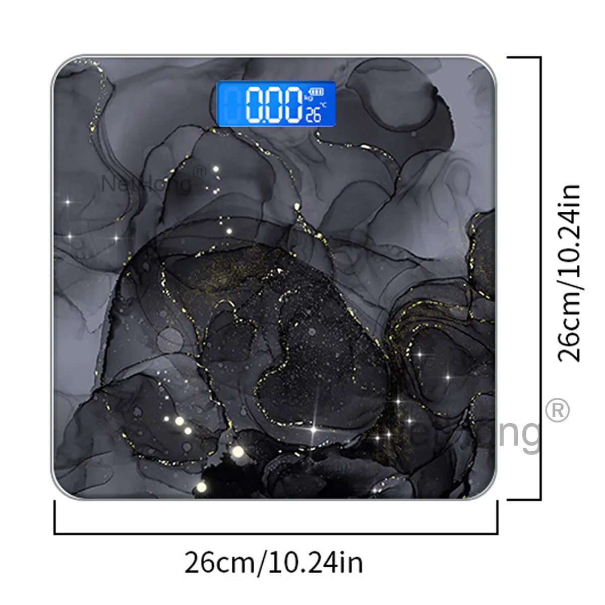 Smart Weighing Scale High Precision Digital Bathroom Balance for Body Weight UK