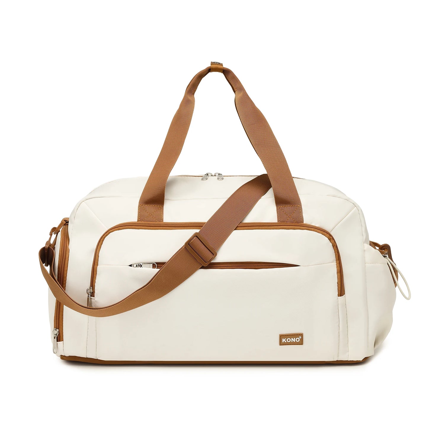 Kono Sports Duffle Bag with Shoes Compartment and Shoulder Strap Waterproof Gym Bag for Men and Women