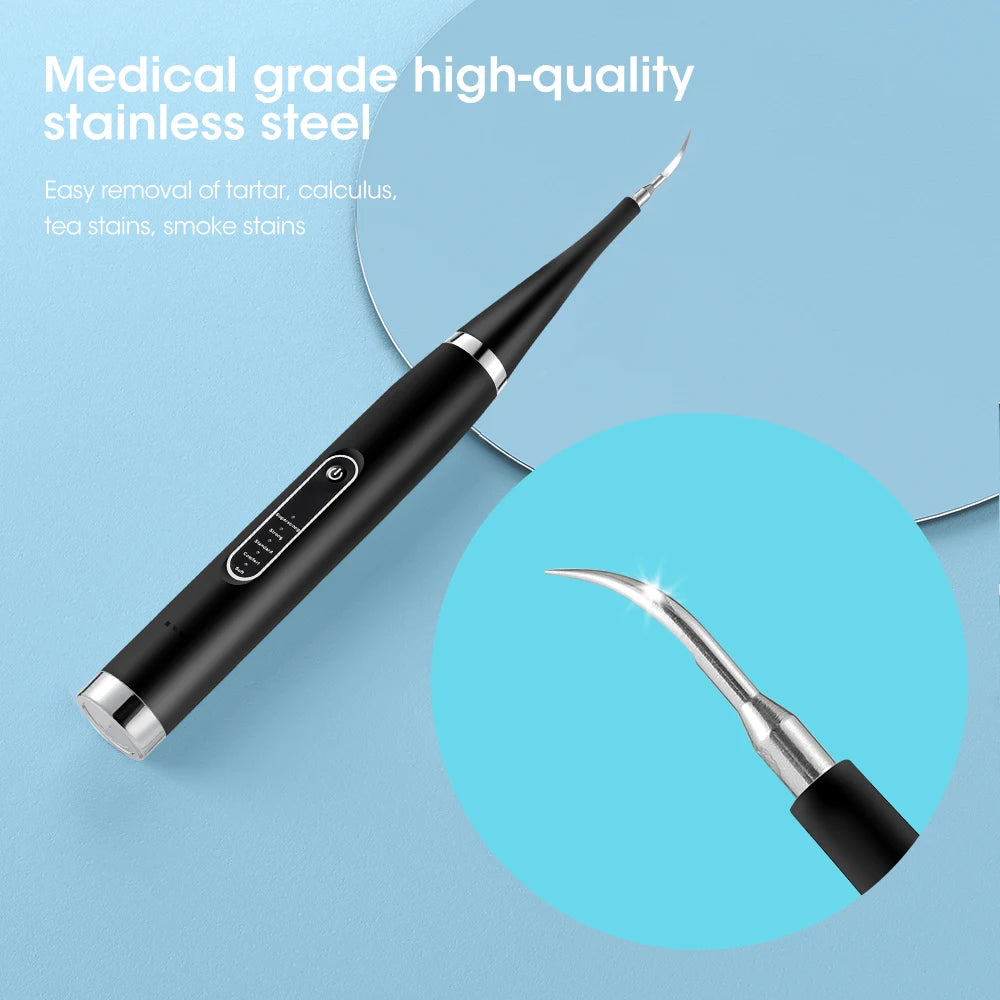 Electric Teeth Whitening Dental Calculus Scaler Plaque Coffee Stain Tartar Removal High Frequency Sonic Toothbrush Teeth Cleaner